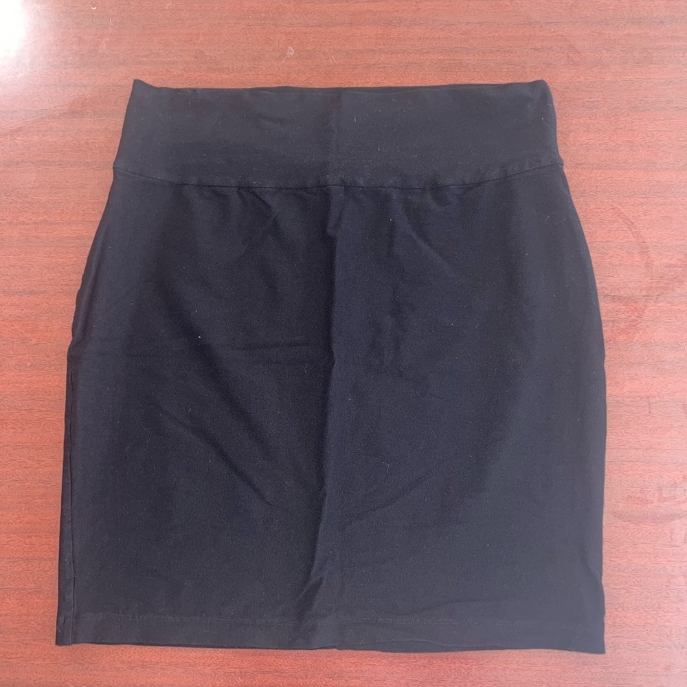 Eileen Fisher Black Pencil Skirt - Picture 3 of 4